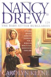 Cover of: The Baby Sitter Burglaries (Nancy Drew)