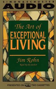 Cover of: The Art of Exceptional Living by 