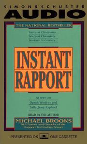 Cover of: Instant Rapport