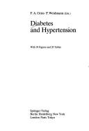 Diabetes and hypertension by F. A. Gries