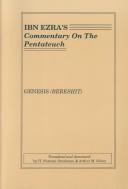 Cover of: Ibn Ezra's commentary on the Pentateuch by Abraham ben Meir Ibn Ezra