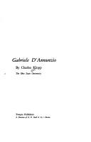 Gabriele D'Annunzio by Charles Klopp