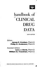 Cover of: Handbook ofclinical drug data.