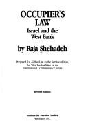 Cover of: Occupier's law: Israel and the West Bank
