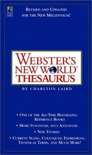 Cover of: Webster's New World Thesaurus