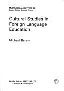 Cover of: Cultural studies in foreign language education