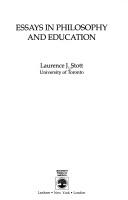 Cover of: Essays in philosophy and education