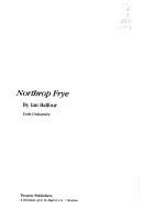 Cover of: Northrop Frye by Ian Balfour