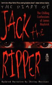 Cover of: The DIARY OF JACK THE RIPPER by Shirley Harrison