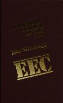 Cover of: Transport policy in the EEC