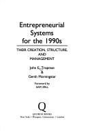 Entrepreneurial systems for the 1990s by John E. Tropman