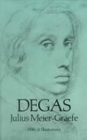 Cover of: Degas by Julius Meier-Graefe