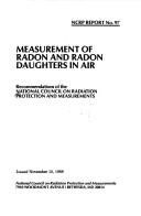 Measurement of radon and radon daughters in air by National Council on Radiation Protection and Measurements
