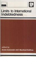 Cover of: Limits to international indebtedness