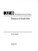 Cover of: Tenancy in South Asia