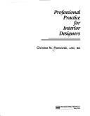 Cover of: Professional practice for interior designers by Christine M. Piotrowski