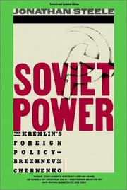 Cover of: Soviet power by Jonathan Steele