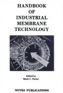 Cover of: Handbook of industrial membrane technology