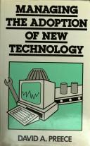 Cover of: Managing the adoption of new technology