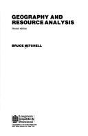Cover of Geography and resource analysis