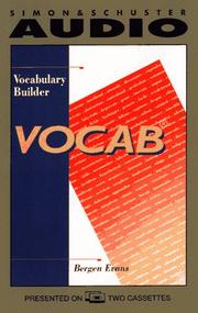 Cover of: Vocab by Evans, Bergen, Evans, Bergen