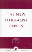 Cover of: The New Federalist papers