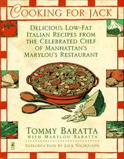 Cover of: Cooking for Jack with Tommy Baratta by Tommy Baratta