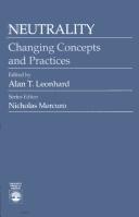 Cover of: Neutrality: changing concepts and practices