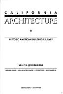 Cover of: California architecture: historic American buildings survey