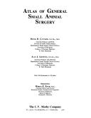 Cover of: Atlas of general small animal surgery