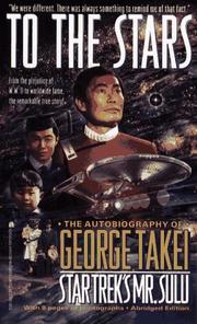 Cover of: To the Stars Autobiography George Takei