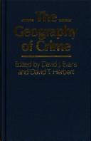Cover of: The Geography of crime