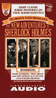 Cover of: The NEW ADVENTURES OF SHERLOCK HOLMES GIFT SET VOLUME 6 (Sherlock Holmes)