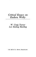 Cover of: Critical essays on Eudora Welty | 