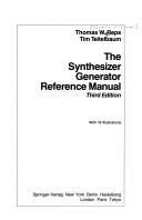 The synthesizer generator reference manual by Thomas W. Reps