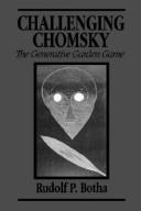 Cover of: Challenging Chomsky: the generative garden game