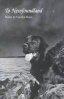 Cover of: To Newfoundland: poems