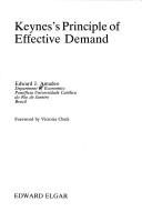 Cover of: Keynes's principle of effective demand