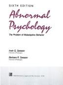 Cover of: Abnormal psychology by Irwin G. Sarason