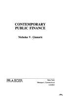 Cover of: Contemporary public finance