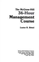 Cover of: The McGraw-Hill 36-hour management course