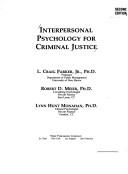 Cover of: Interpersonal psychology for criminal justice