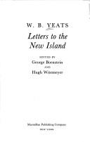Cover of: Letters to the new island | William Butler Yeats