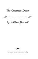 Cover of: The outermost dream: essays and reviews