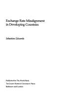 Cover of: Exchange rate misalignment in developing countries