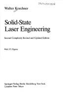 Cover of: Solid-state laser engineering by Walter Koechner