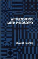 Cover of: Wittgenstein's later philosophy