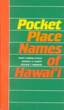 Cover of: Pocket place names of Hawai'i