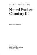 Cover of: Natural products chemistry III