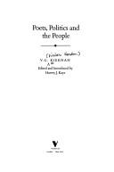 Cover of: Poets, politics, and the people by V. G. Kiernan